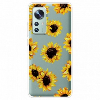 Coque  Xiaomi 12 / 12X  Silicone Tournesols