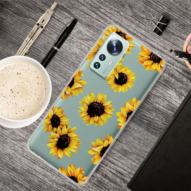 Coque  Xiaomi 12 / 12X  Silicone Tournesols