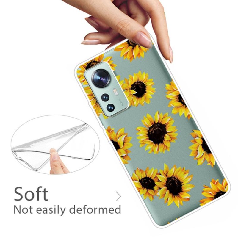 Coque  Xiaomi 12 / 12X  Silicone Tournesols