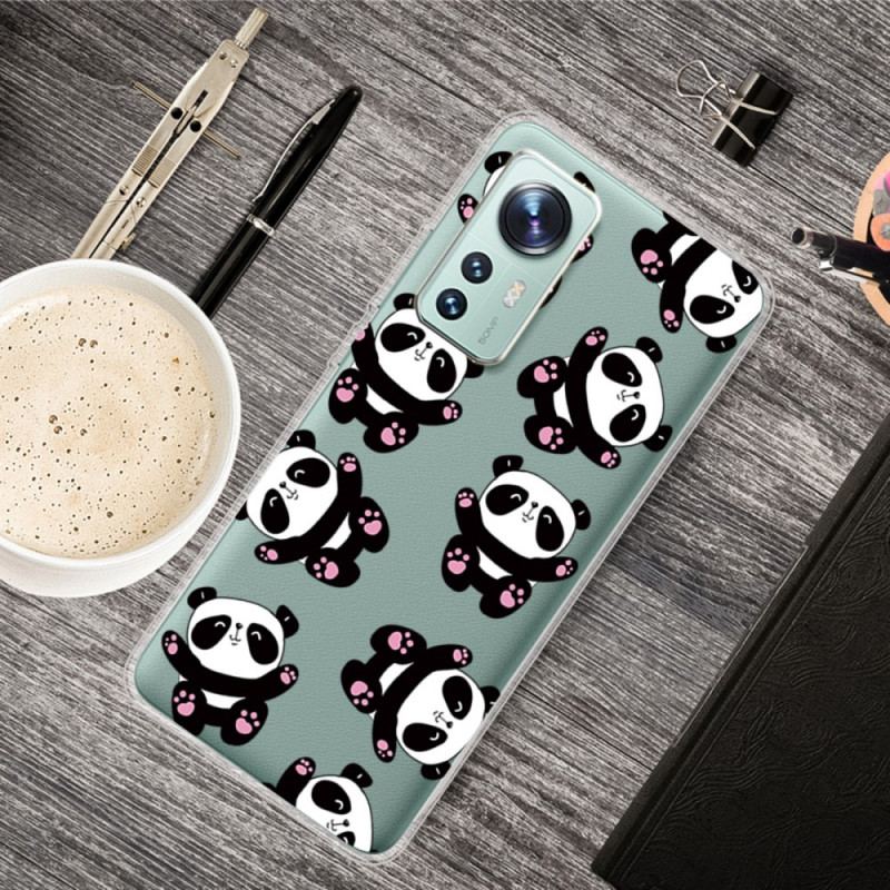 Coque  Xiaomi 12 / 12X  Top Pandas Fun