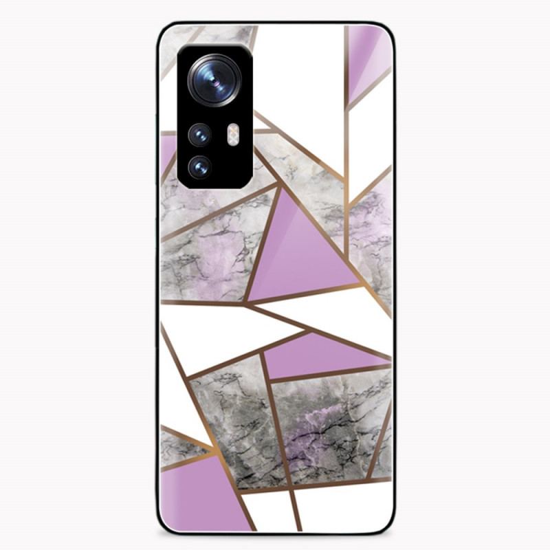 Coque  Xiaomi 12 / 12X  Verre Trempé Marbre Géométrie