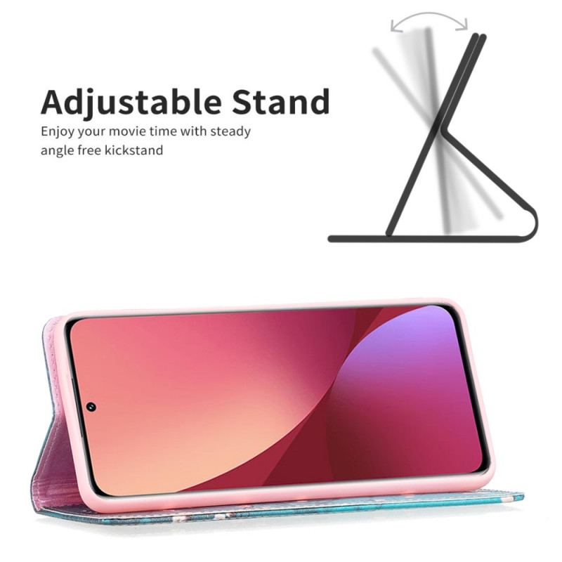 Flip Cover  Xiaomi 12 / 12X  Branches Fleuries