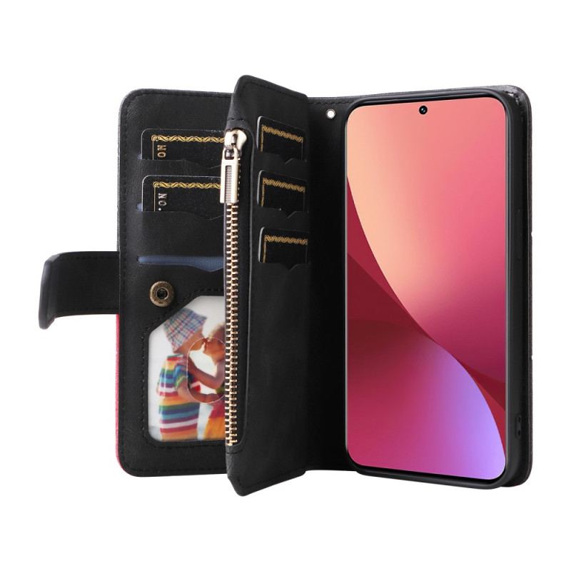 Housse Xiaomi 12 / 12X Bicolore avec Porte-Monnaie