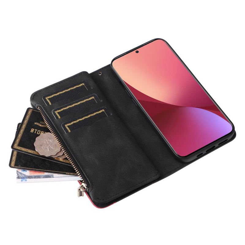 Housse Xiaomi 12 / 12X Bicolore avec Porte-Monnaie