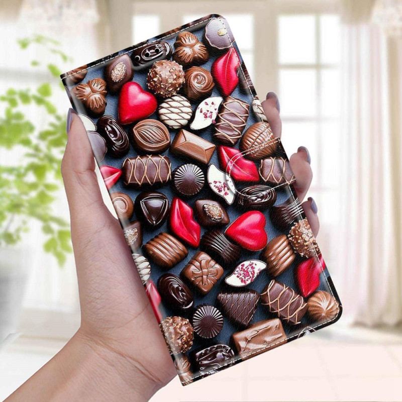 Housse Xiaomi 12 / 12X Chocolats à Lanière