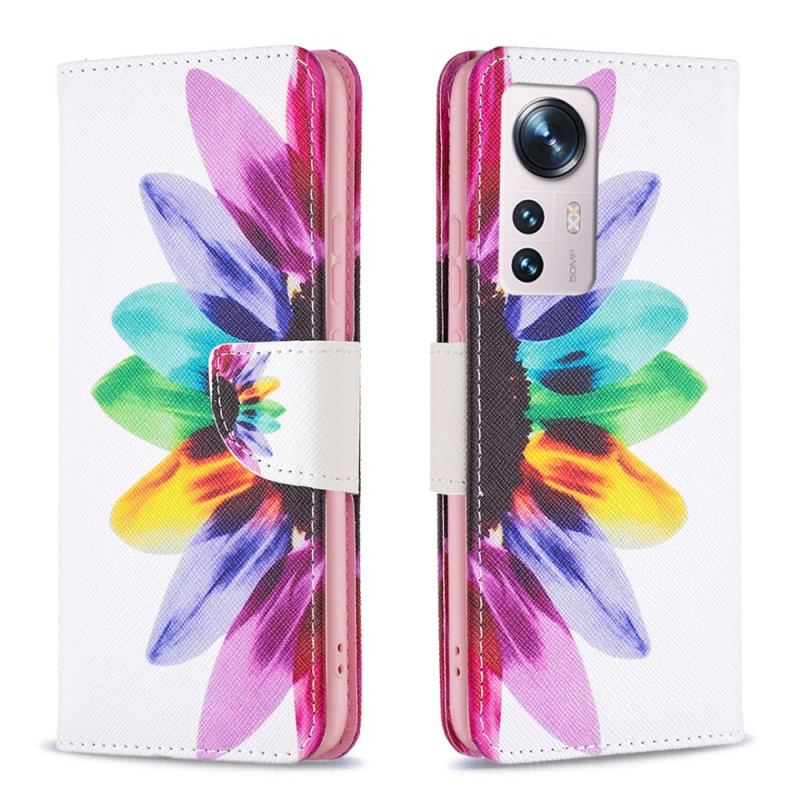 Housse  Xiaomi 12 / 12X  Fleur Aquarelle