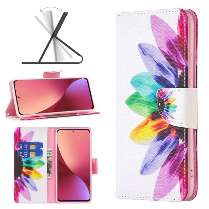 Housse  Xiaomi 12 / 12X  Fleur Aquarelle