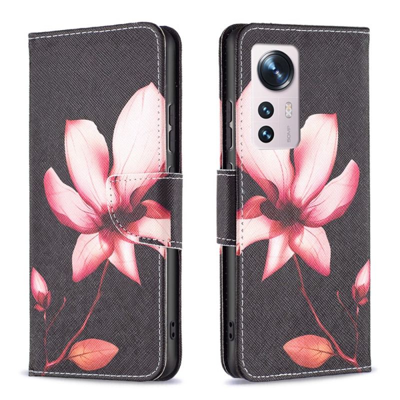 Housse  Xiaomi 12 / 12X  Fleur Rose