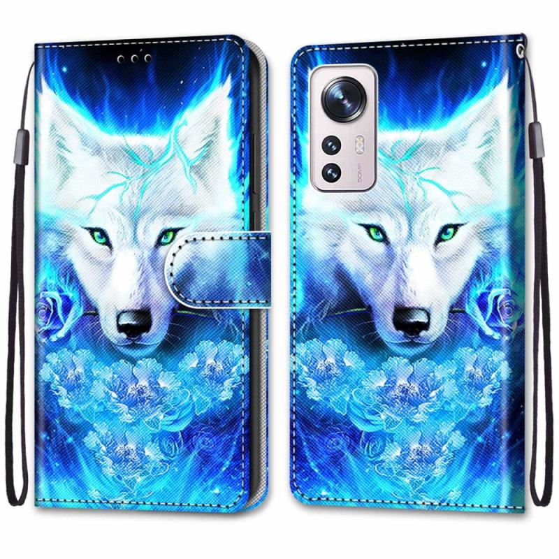 Housse Xiaomi 12 / 12X Loup à Lanière