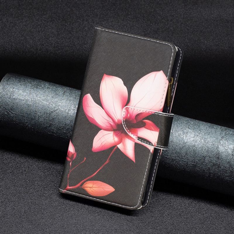 Housse  Xiaomi 12 / 12X  Poche Zippée Fleur