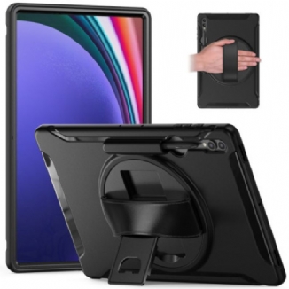 Coque Samsung Galaxy Tab S9 Ultra / S8 Ultra Support Rotatif et Sangle Manuelles