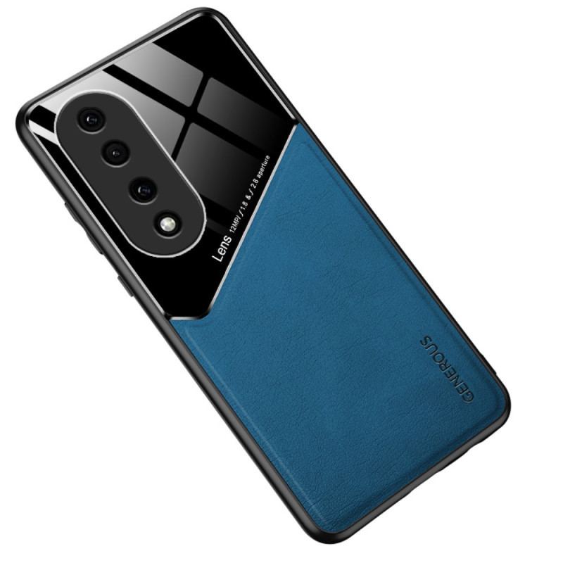 Coque Honor 90 Pro Effet Cuir Magnétique