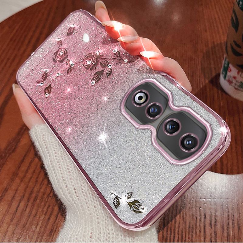 Coque Honor 90 Pro Gradient Color Paillettes