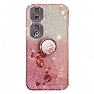 Coque Honor 90 Pro Paillettes et Support Mains Libres