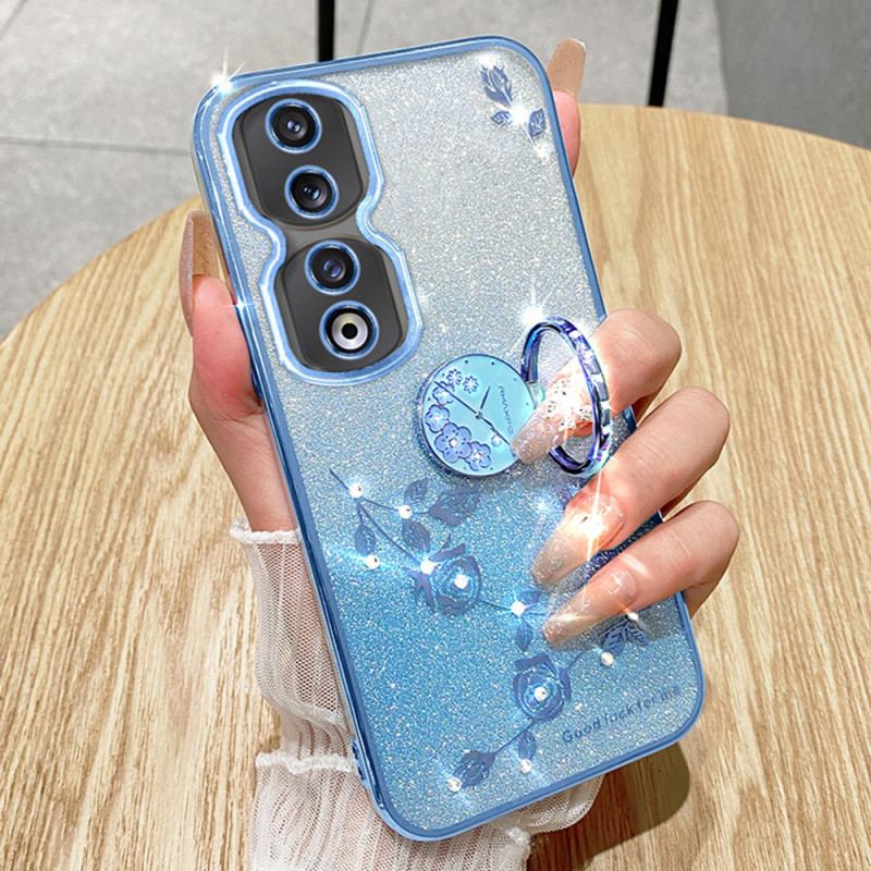 Coque Honor 90 Pro Paillettes et Support Mains Libres