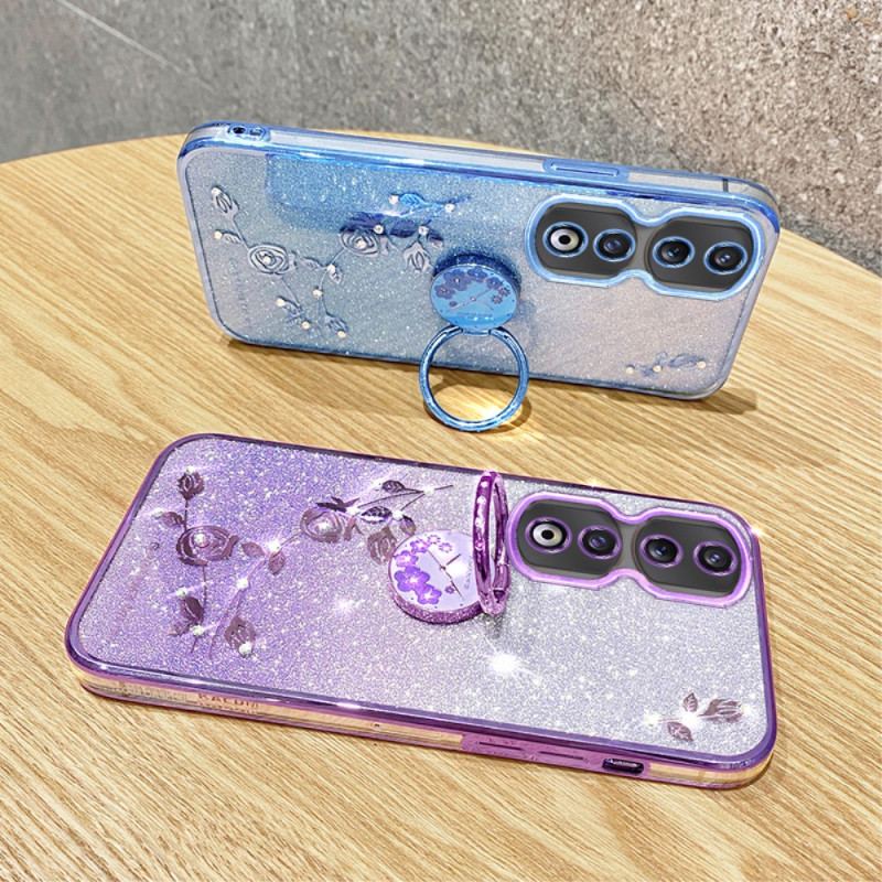 Coque Honor 90 Pro Paillettes et Support Mains Libres