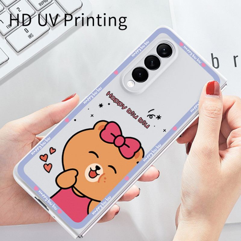 Coque Samsung Galaxy Z Fold 3 5G Girly Bear