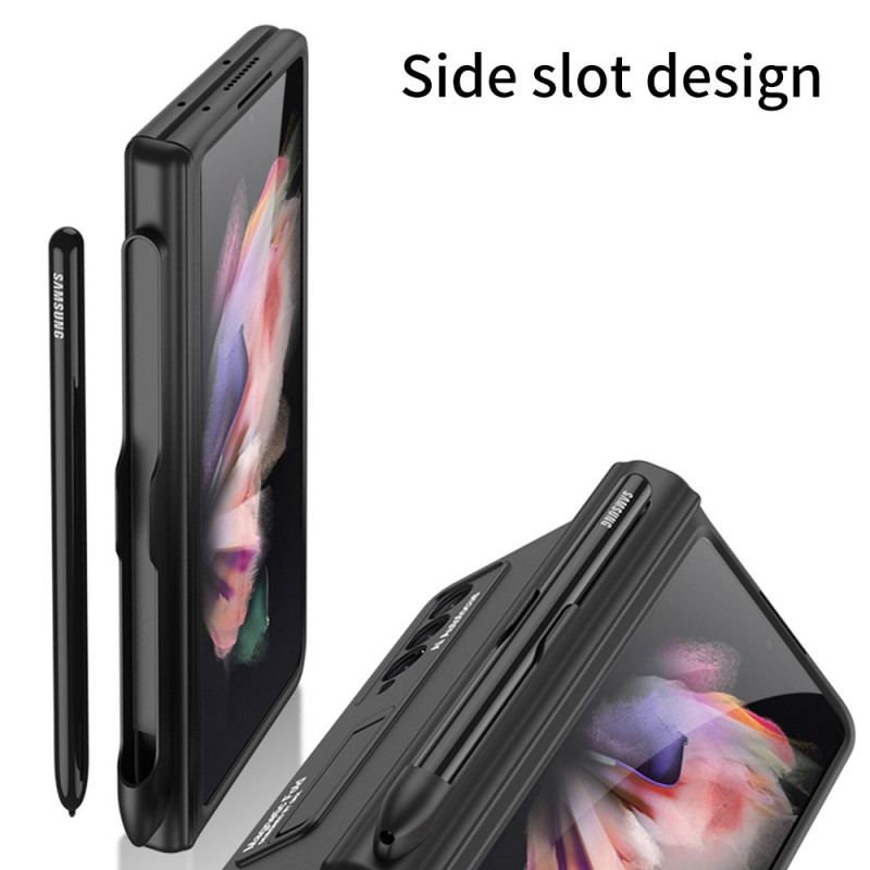 Coque Samsung Galaxy Z Fold 3 5G Plastique Support et Porte-Stylet GKK