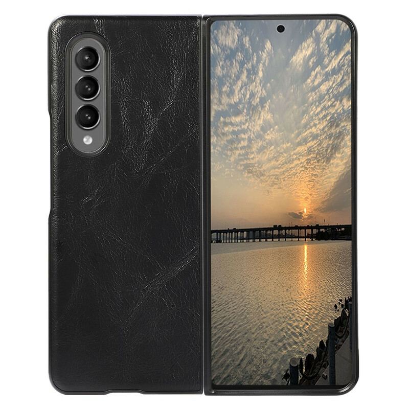 Coque Samsung Galaxy Z Fold 3 5G Simili Cuir Premium