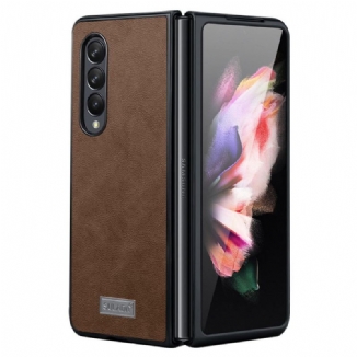 Coque Samsung Galaxy Z Fold 3 5G Simili Cuir SULADA