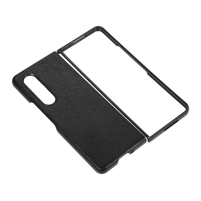 Coque Samsung Galaxy Z Fold 3 5G Simili Cuir Texturé