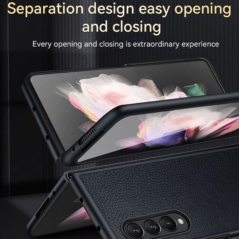 Coque Samsung Galaxy Z Fold 3 5G Simili Cuir Texturé SULADA