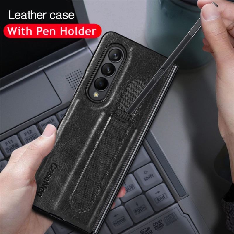 Coque Samsung Galaxy Z Fold 3 5G Style Cuir Porte-Stylet CASENEO