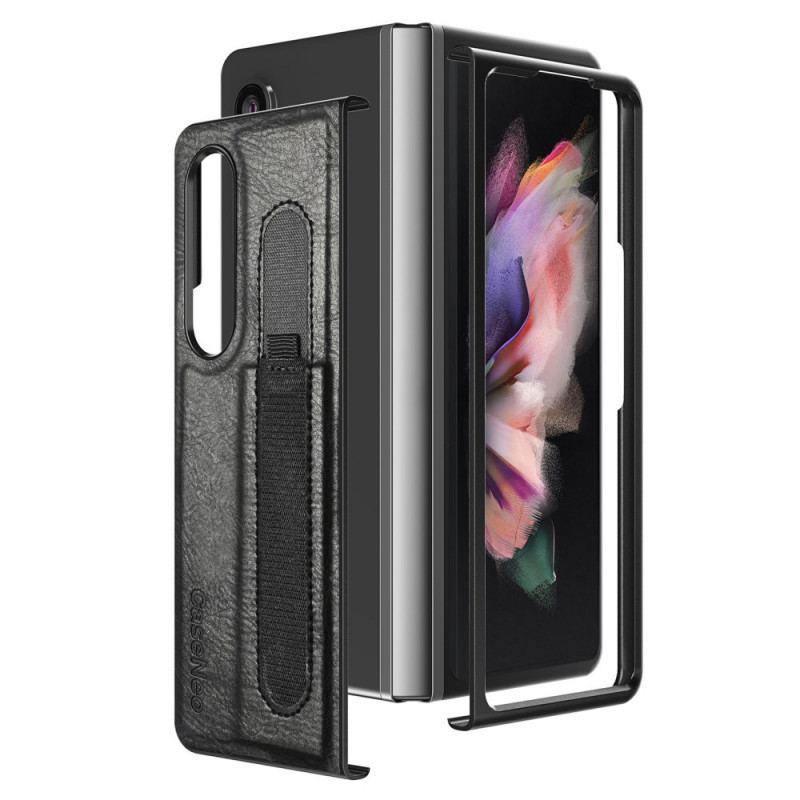 Coque Samsung Galaxy Z Fold 3 5G Style Cuir Porte-Stylet CASENEO