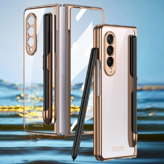 Coque Samsung Galaxy Z Fold 3 5G Transparente avec Porte-Stylet GKK