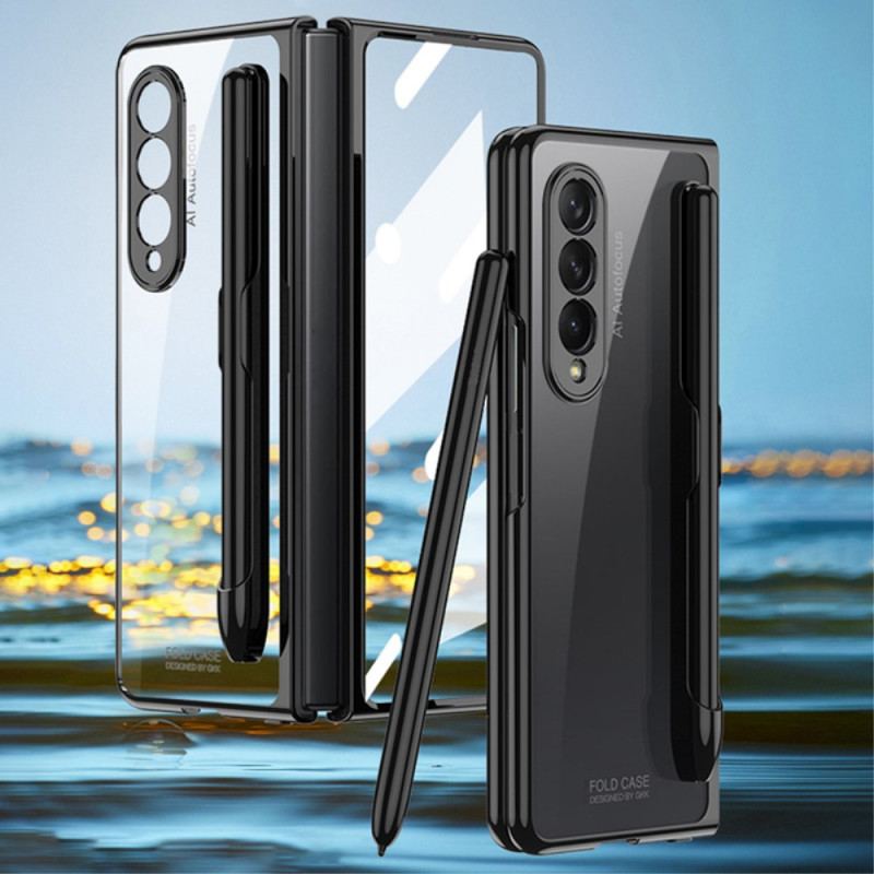 Coque Samsung Galaxy Z Fold 3 5G Transparente avec Porte-Stylet GKK