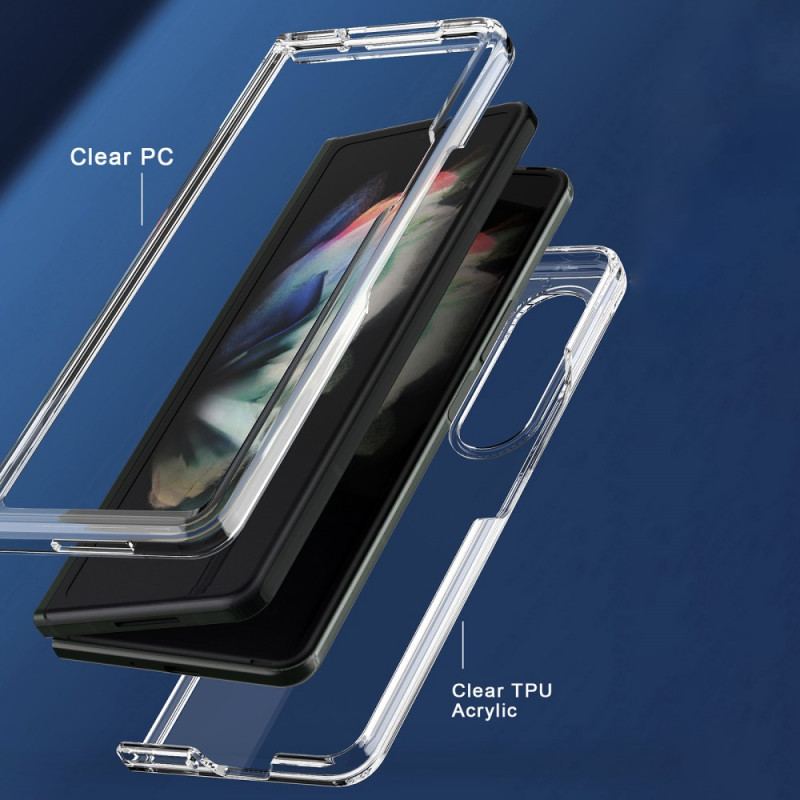 Coque Samsung Galaxy Z Fold 3 5G Transparente Rebords Colorés