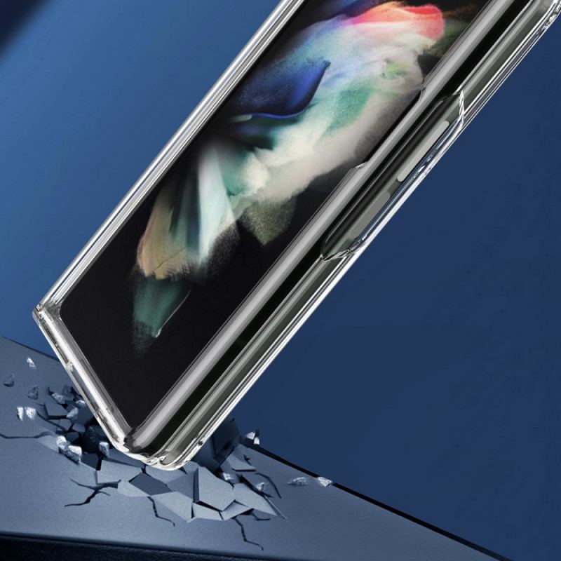 Coque Samsung Galaxy Z Fold 3 5G Transparente Rebords Colorés