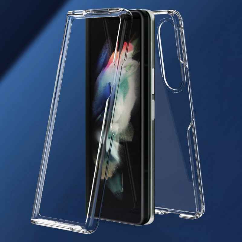 Coque Samsung Galaxy Z Fold 3 5G Transparente Rebords Colorés