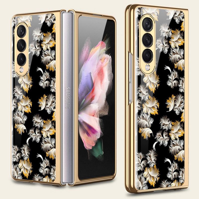 Coque Samsung Galaxy Z Fold 3 5G Verre Trempé Florale