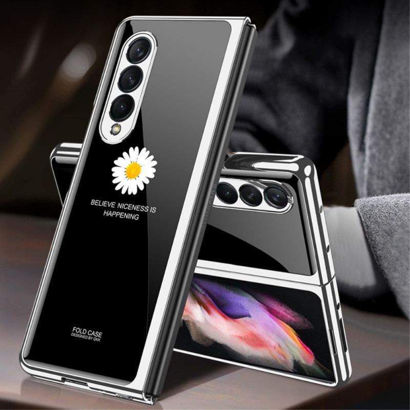 Coque Samsung Galaxy Z Fold 3 5G Verre Trempé Marguerite GKK