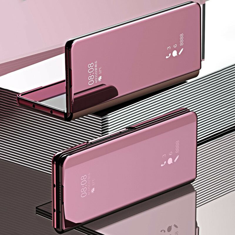 Flip Cover Samsung Galaxy Z Fold 3 5G Couverture Miroir