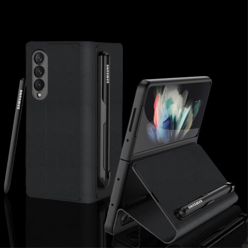 Flip Cover Samsung Galaxy Z Fold 3 5G Simili Cuir Porte-Stylet