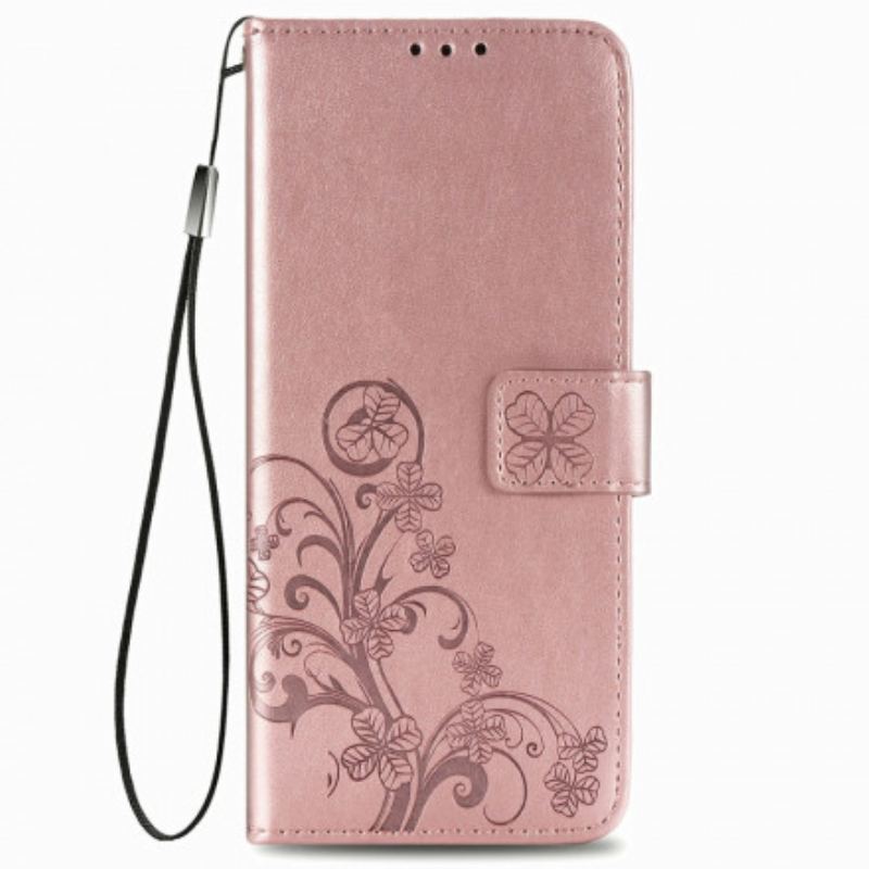 Housse Samsung Galaxy Z Fold 3 5G Fleurs Design avec Lanière