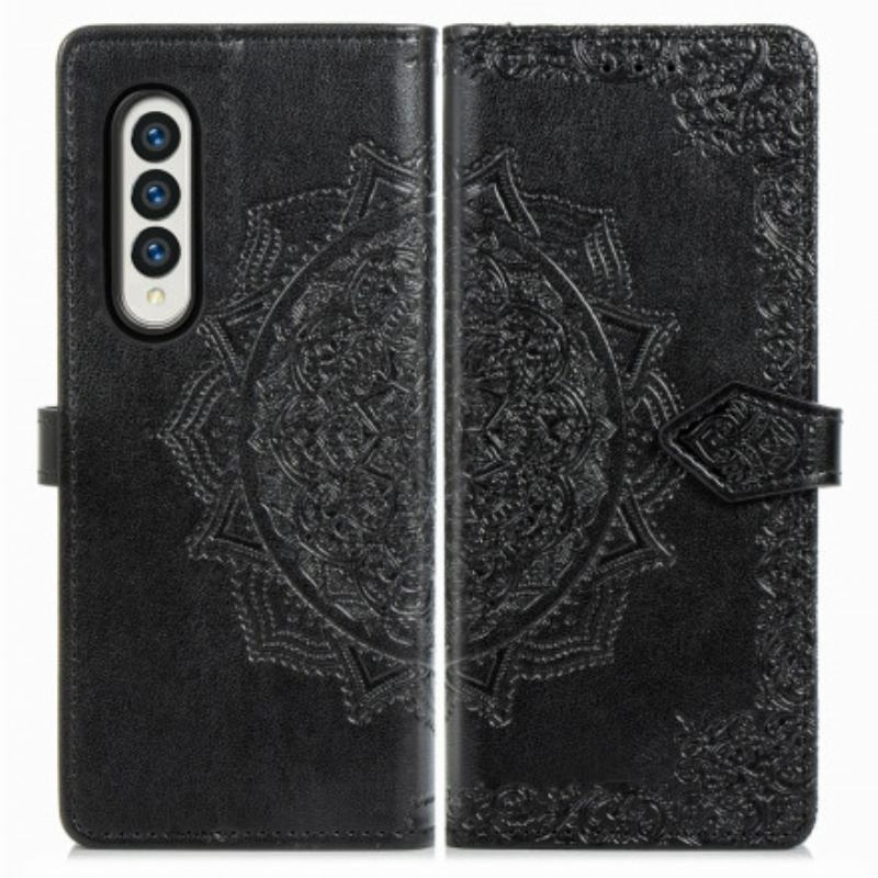 Housse Samsung Galaxy Z Fold 3 5G Mandala Moyen Age