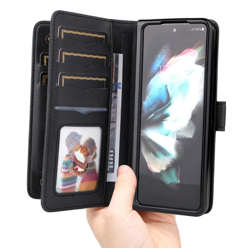 Housse Samsung Galaxy Z Fold 3 5G Multi-fonctions Porte-Monnaie Business