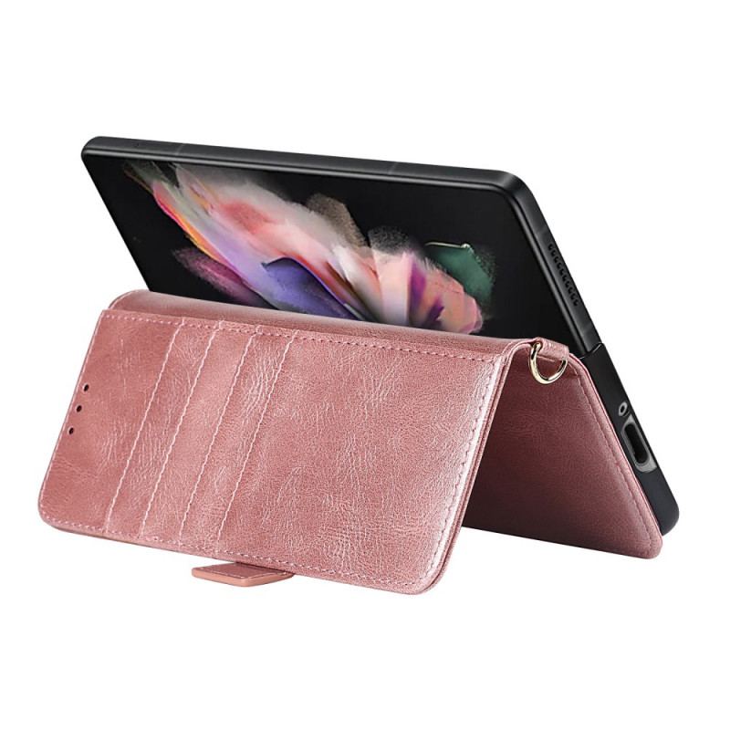 Housse Samsung Galaxy Z Fold 3 5G Rabat Double Porte-Stylet