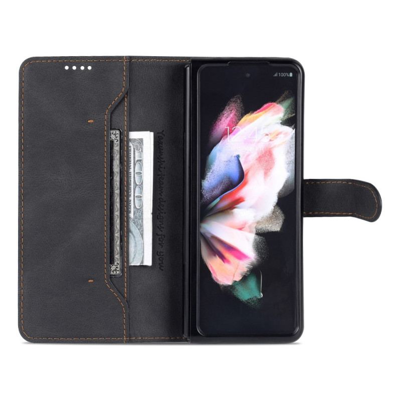 Housse Samsung Galaxy Z Fold 3 5G Style Cuir AZNS