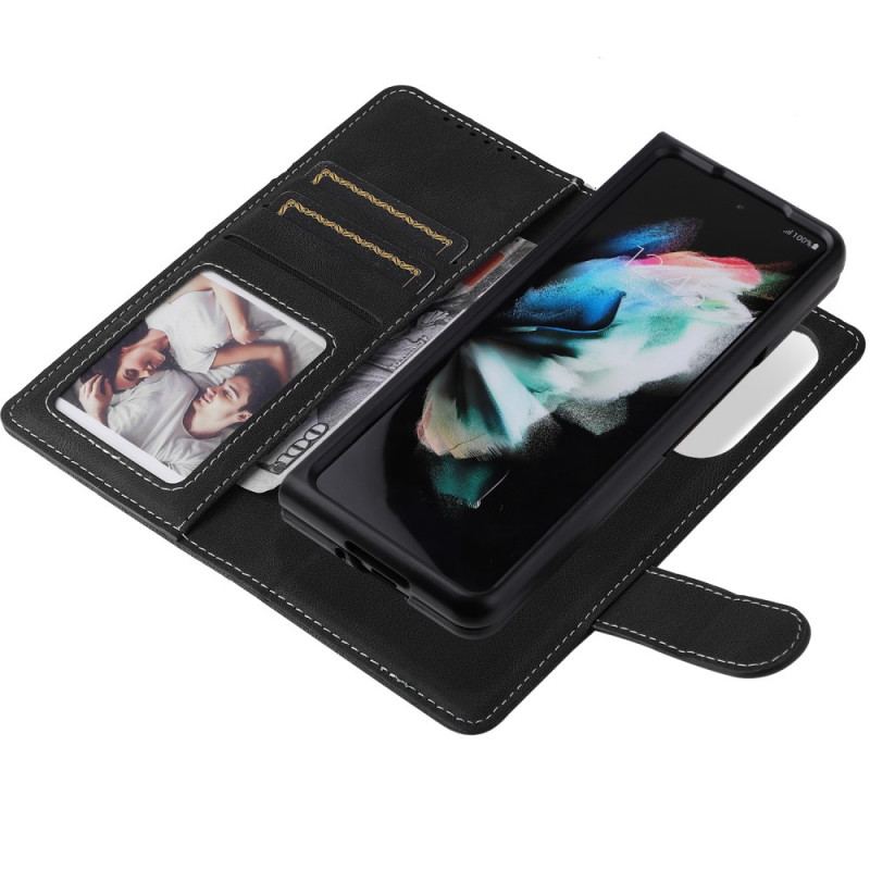 Housse Samsung Galaxy Z Fold 3 5G Vintage Coque Détachable