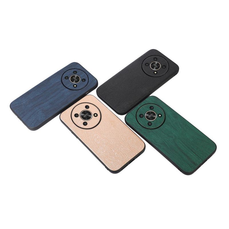 Coque Honor Magic 4 Lite 5G Effet Bois Simili Cuir