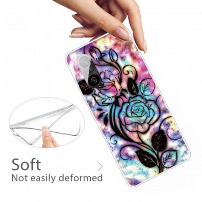 Coque Poco F3 / Xiaomi Mi 11i 5G Fleur Graphique