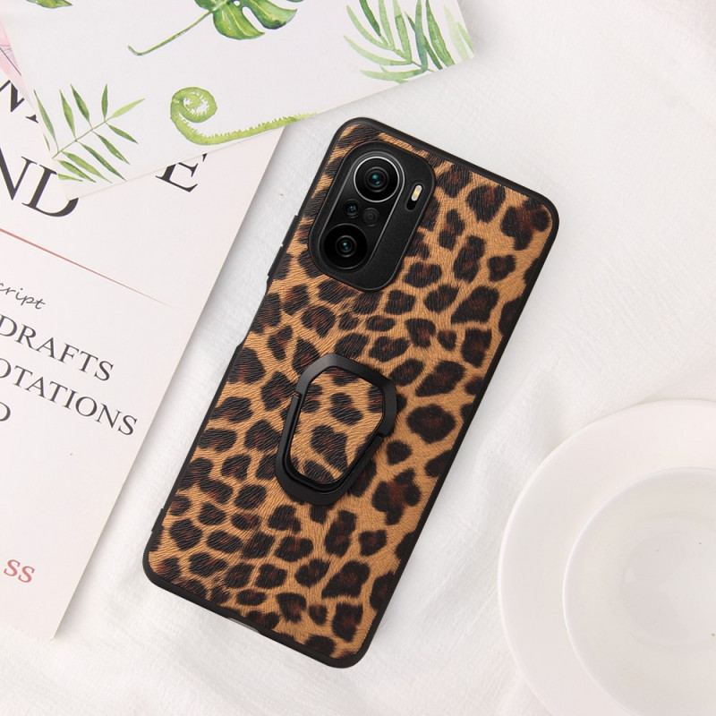 Coque Coque Poco F3 / Xiaomi Mi 11i 5G Léopard Anneau-Support Léopard Anneau-Support