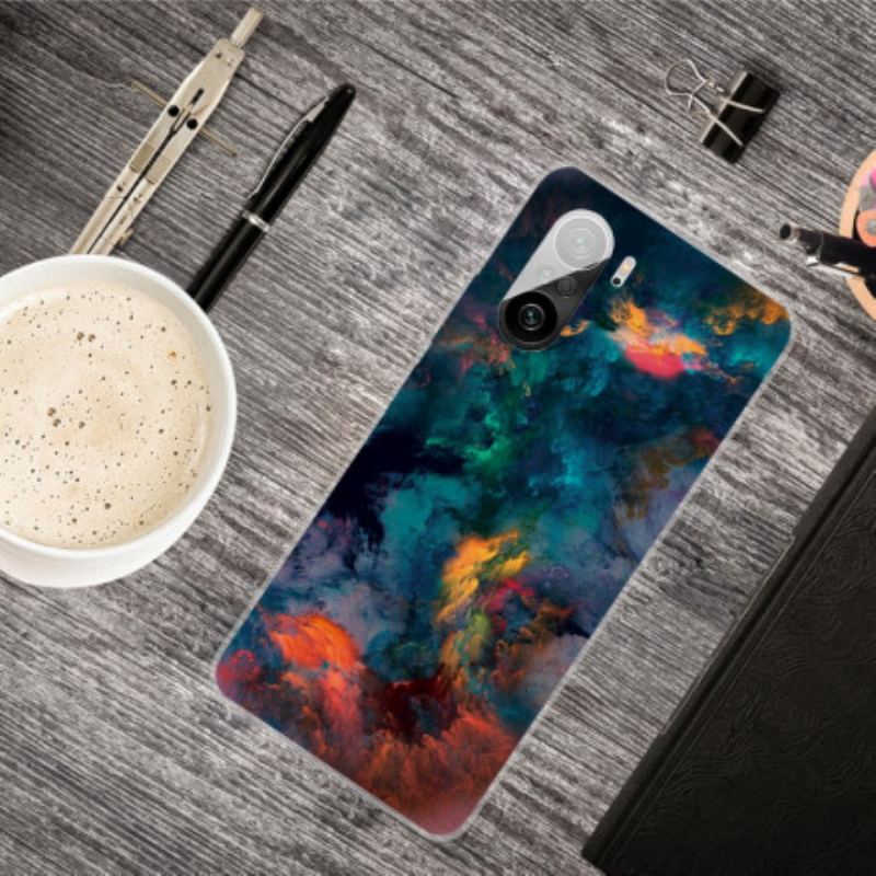 Coque Poco F3 / Xiaomi Mi 11i 5G Nuages Colorés