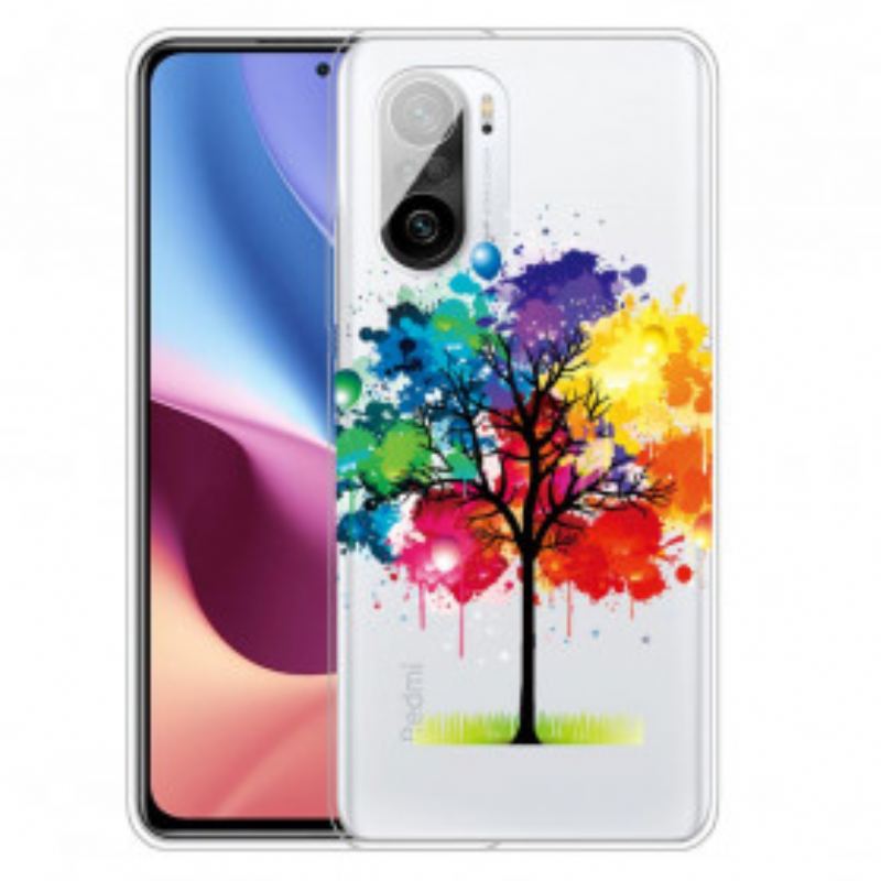 Coque Poco F3 / Xiaomi Mi 11i 5G Transparente Arbre Aquarelle