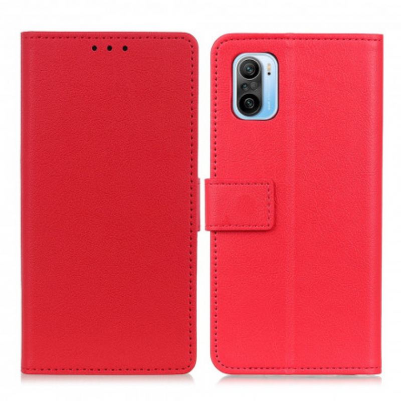 Housse Poco F3 / Xiaomi Mi 11i 5G Effet Cuir Simple