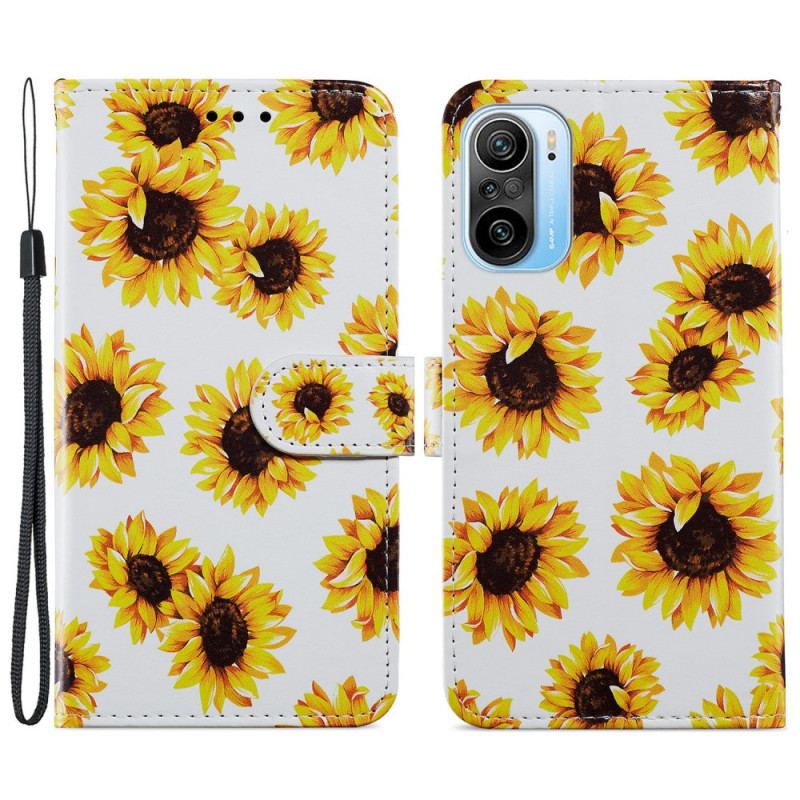 Housse Poco F3 / Xiaomi Mi 11i 5G Tournesols